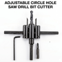 Adjustable Circle Hole Saw Drill Bit Cutter (HT81)